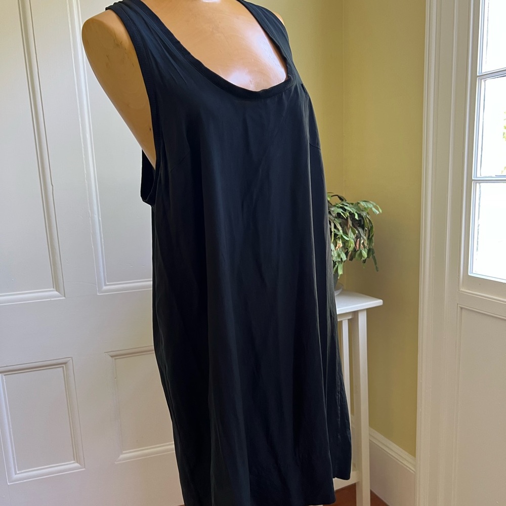 Joie silk racer back long top or shirt dress, large